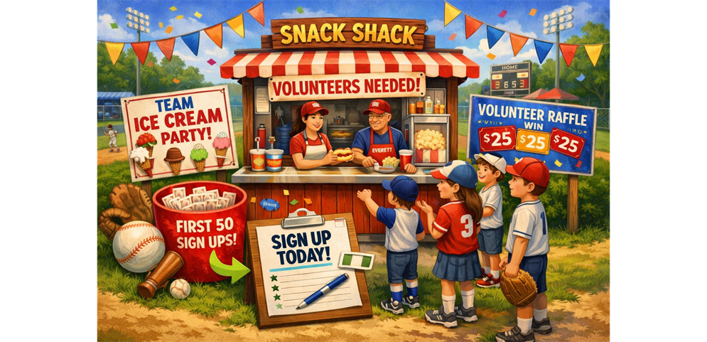 Snack Shack Sign-up is OPEN